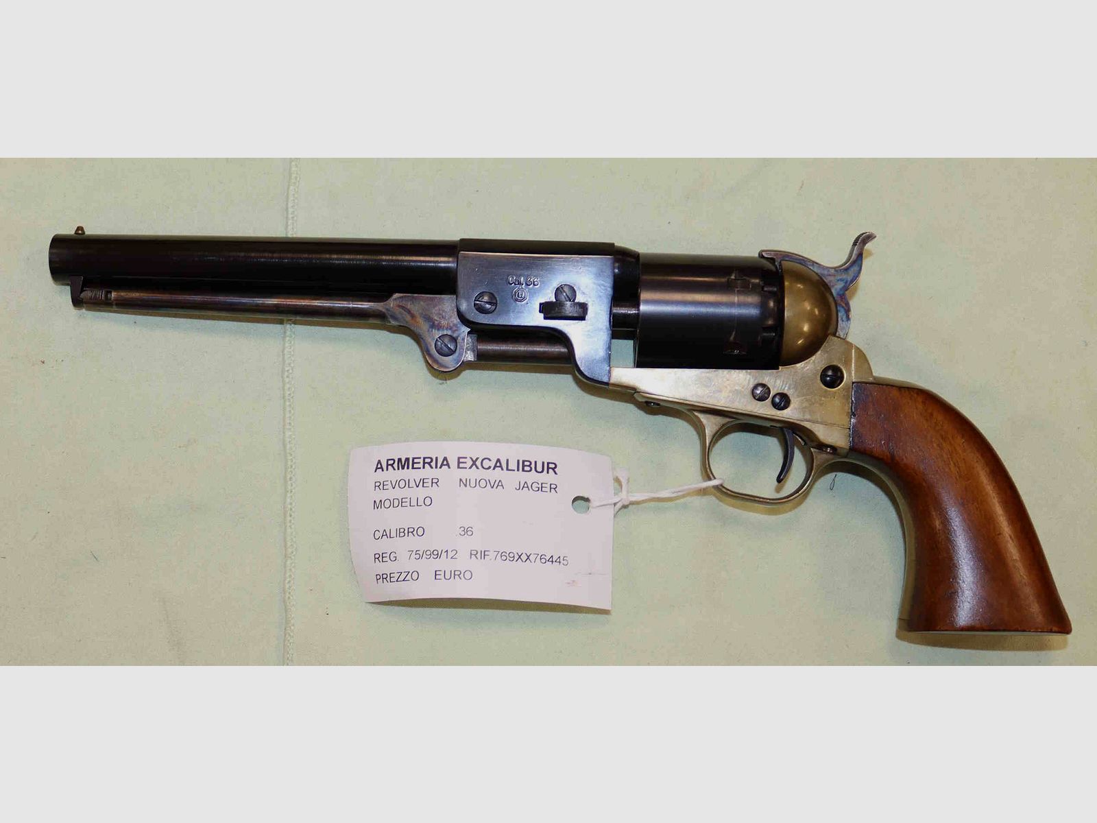 Revolver Nachbildung Vorderlader Neue Jager Modell Navy Kaliber 36, Bild 1 von 5