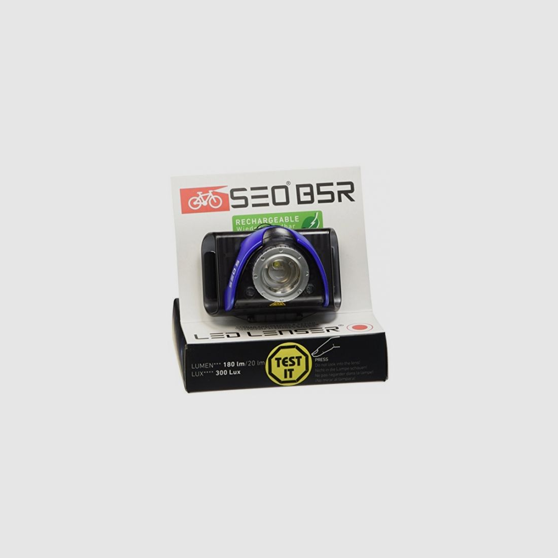 Oplaadbare Ledlenser SEO B5R Fietslicht, afbeelding 1 van 3