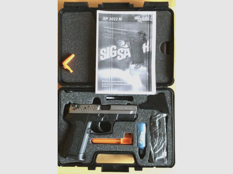 Ha. Pistole SIG Sauer SP2022 DuoTone 9mmLuger Fabrikneu aus Sammlungsauflösung