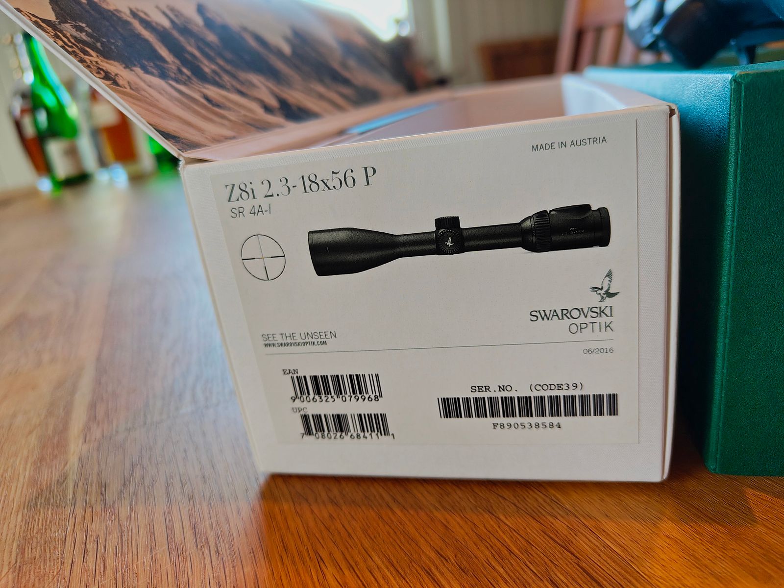 Telescopio de mira Swarovski Optik Z8i 2,3–18x56 P SR 4A-I incluido riel de montaje Blaser