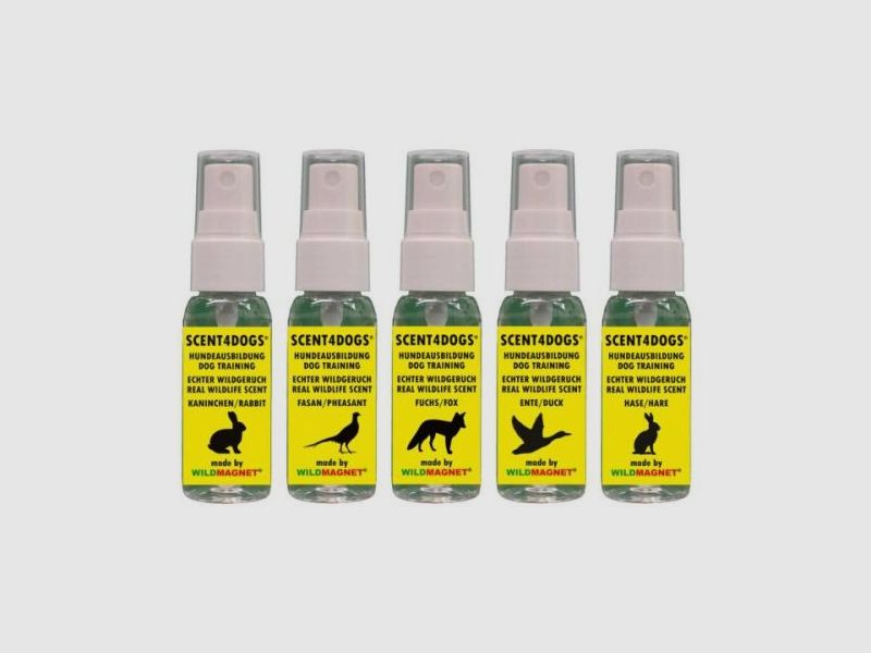 Wildmagnet Wildgeruch Hundeausbildung SCENT4DOGS Hase 30ml