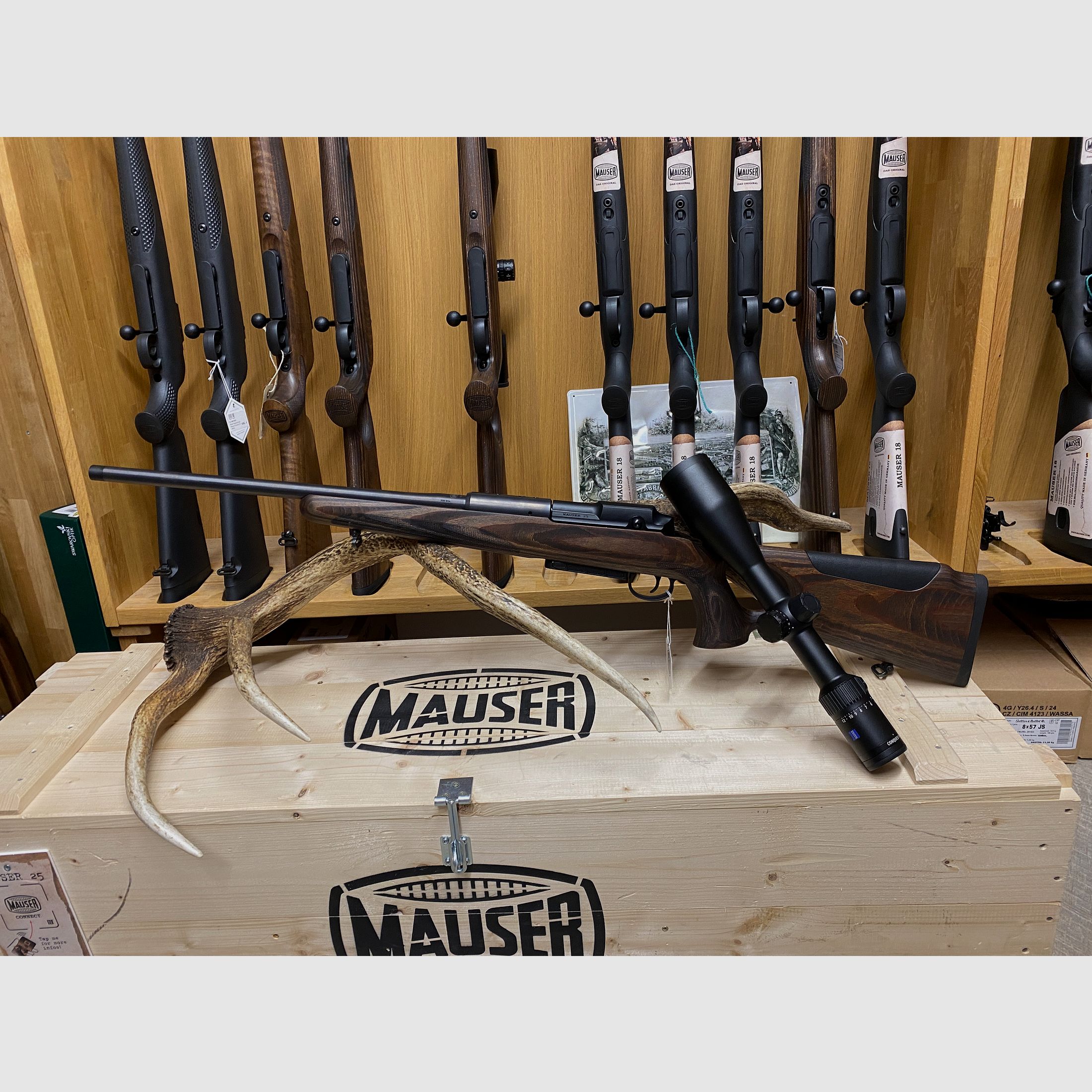 Mauser 25 Max, mit Zeiss Conquest V4 3-12x56
