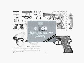 Nachdruck Bedienungsanleitung Pistole MAUSER HSC Cal. 7,65 mm