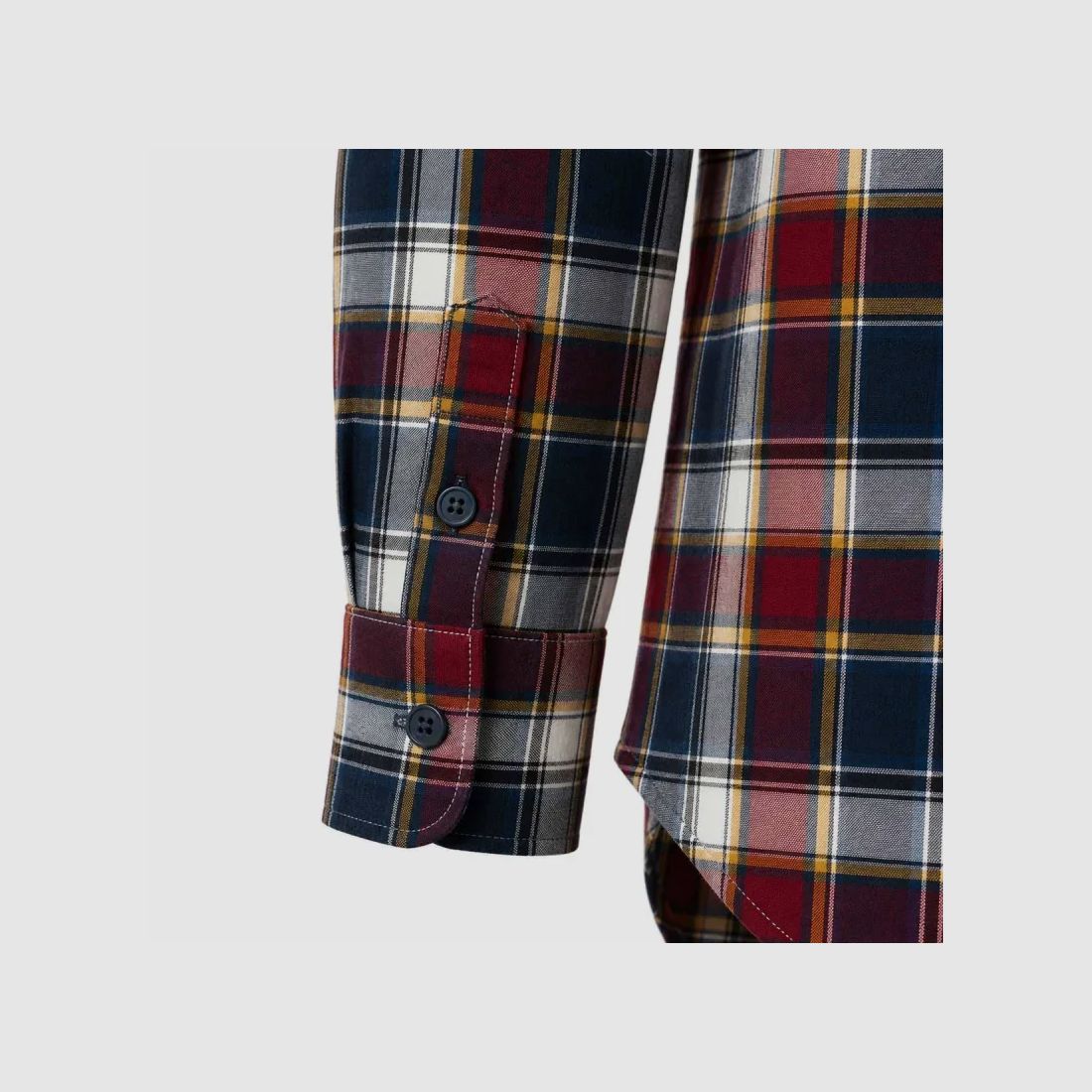 Karohemd Tanouk Flanell Baumwolle rot blau S bis 4XL, Bild 12 von 14