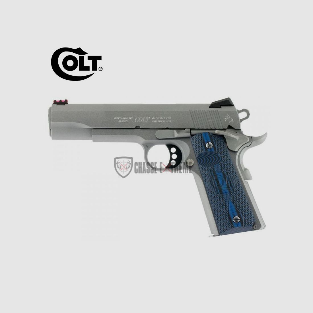 Pistole COLT 1911 Government Competition 5" Inox Kal. 45 ACP