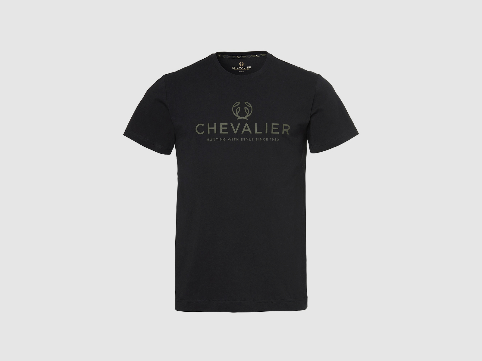 Chevalier Logo T-shirt Black Night Herren S