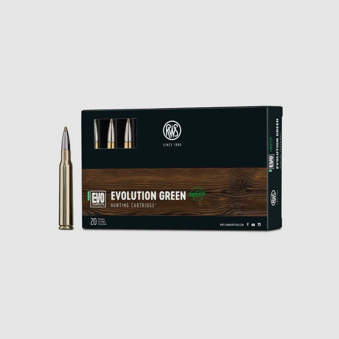 RWS Evo Green 8,2g/127grs à20