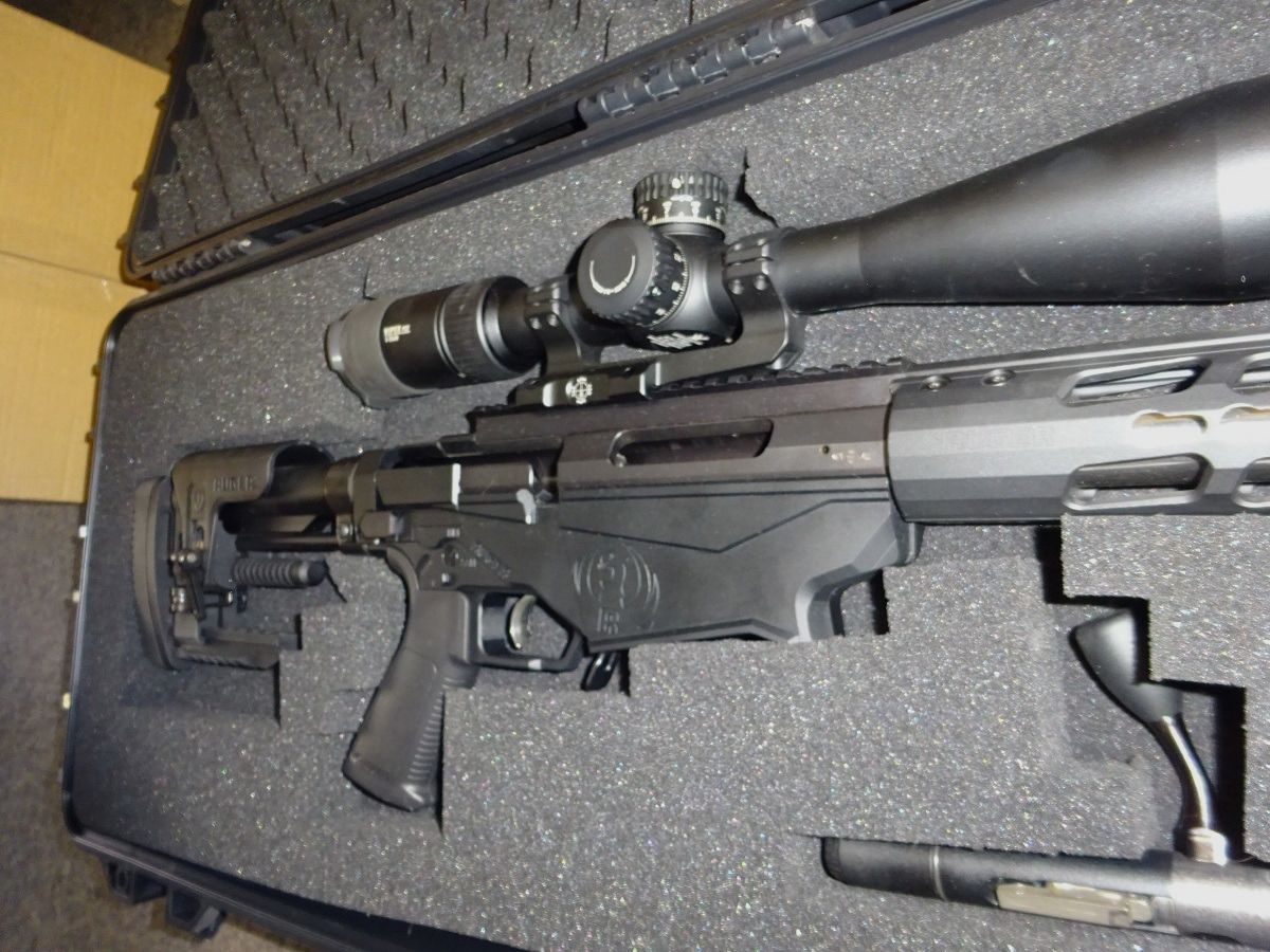 like new RUGER Precision Rifle RPR in 6,5mmCreedmoor + interchangeable barrel .308Win + scope VORTEX "ViperPST" 5-25x50
