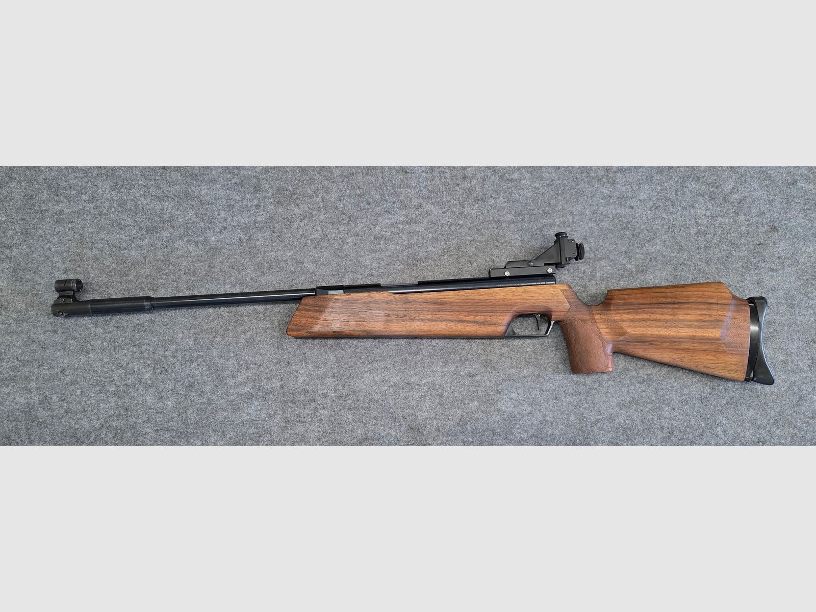Seitenspanner Feinwerkbau FWB Mod. 300s Luftgewehr Match Gewehr mit Diopter Visier Erhöhung