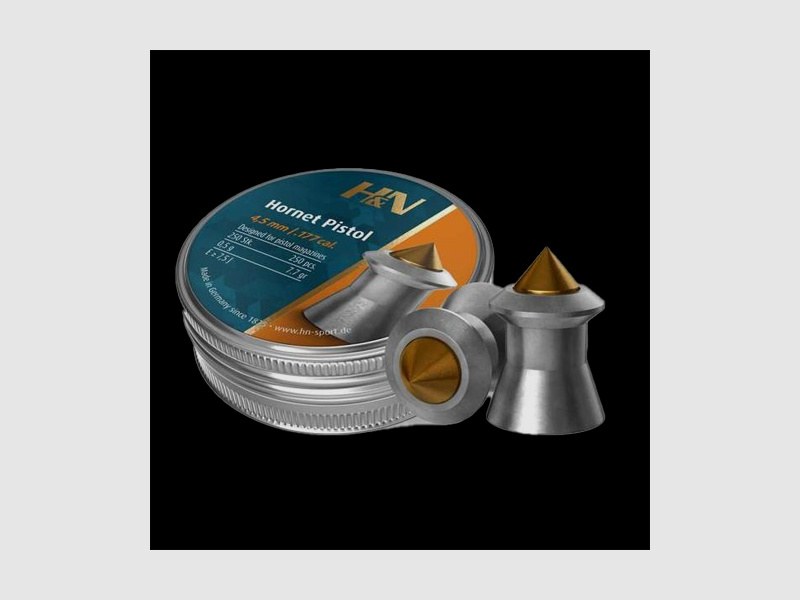 H&N Hornet Pistool 4,5mm .177cal. 250Stk. Puntdiabolo