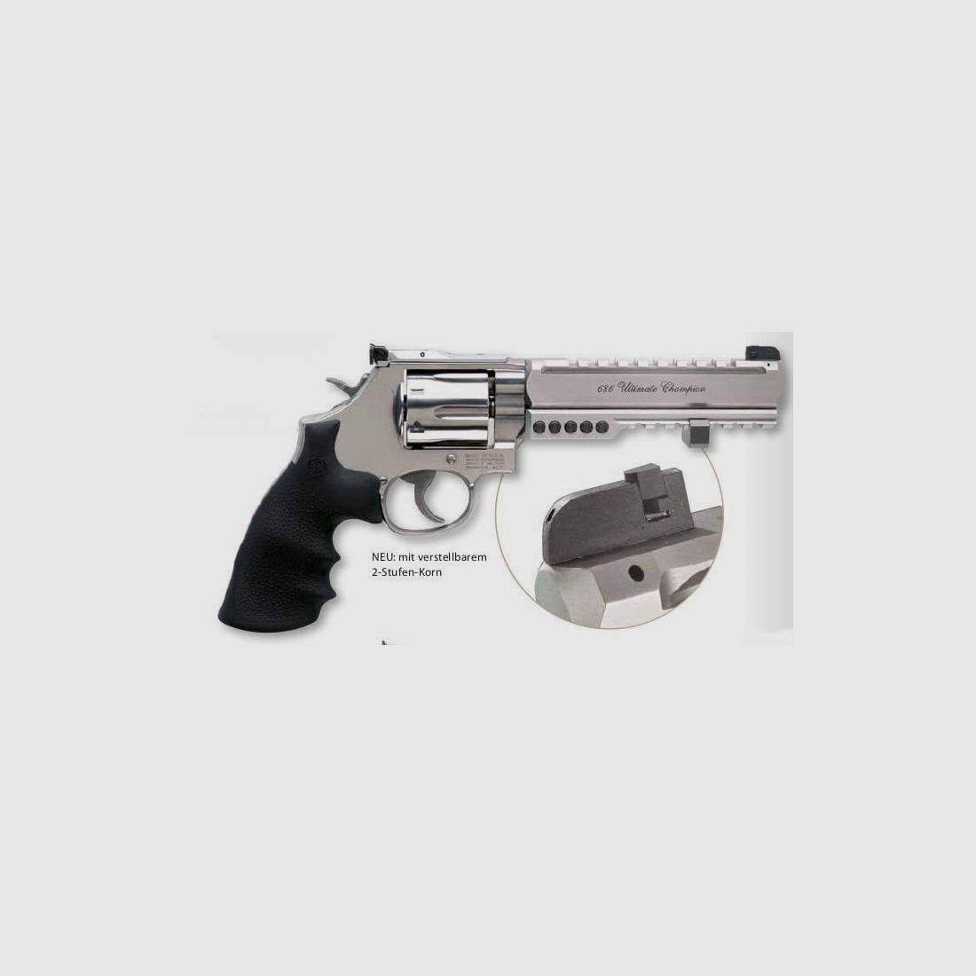 S&W 686 Ultimate Champion Revolver Stainless .357 Mag