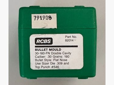 RCBS Bullet Mould .30 180gr #30-180-FN #82014