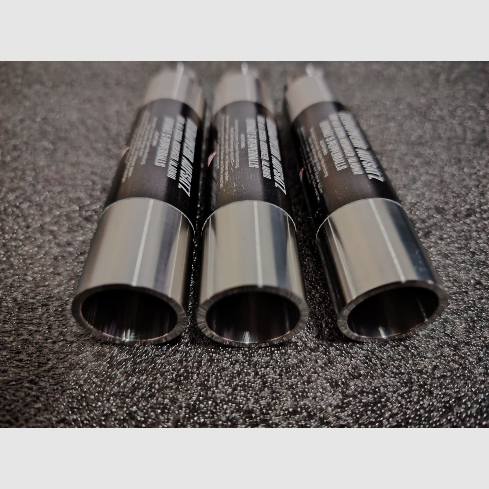 3x Tierabwehr Aufsatz Rohr / Starter Rohr für Scuba Ashinger / Alarmo Cal. 68 | NEU