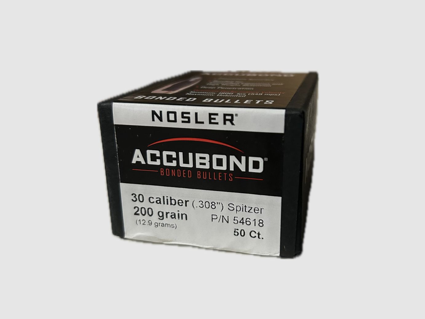 NOSLER KOGEL CAL.30 – 7,62MM(308″) 200GR. ACCUBOND
