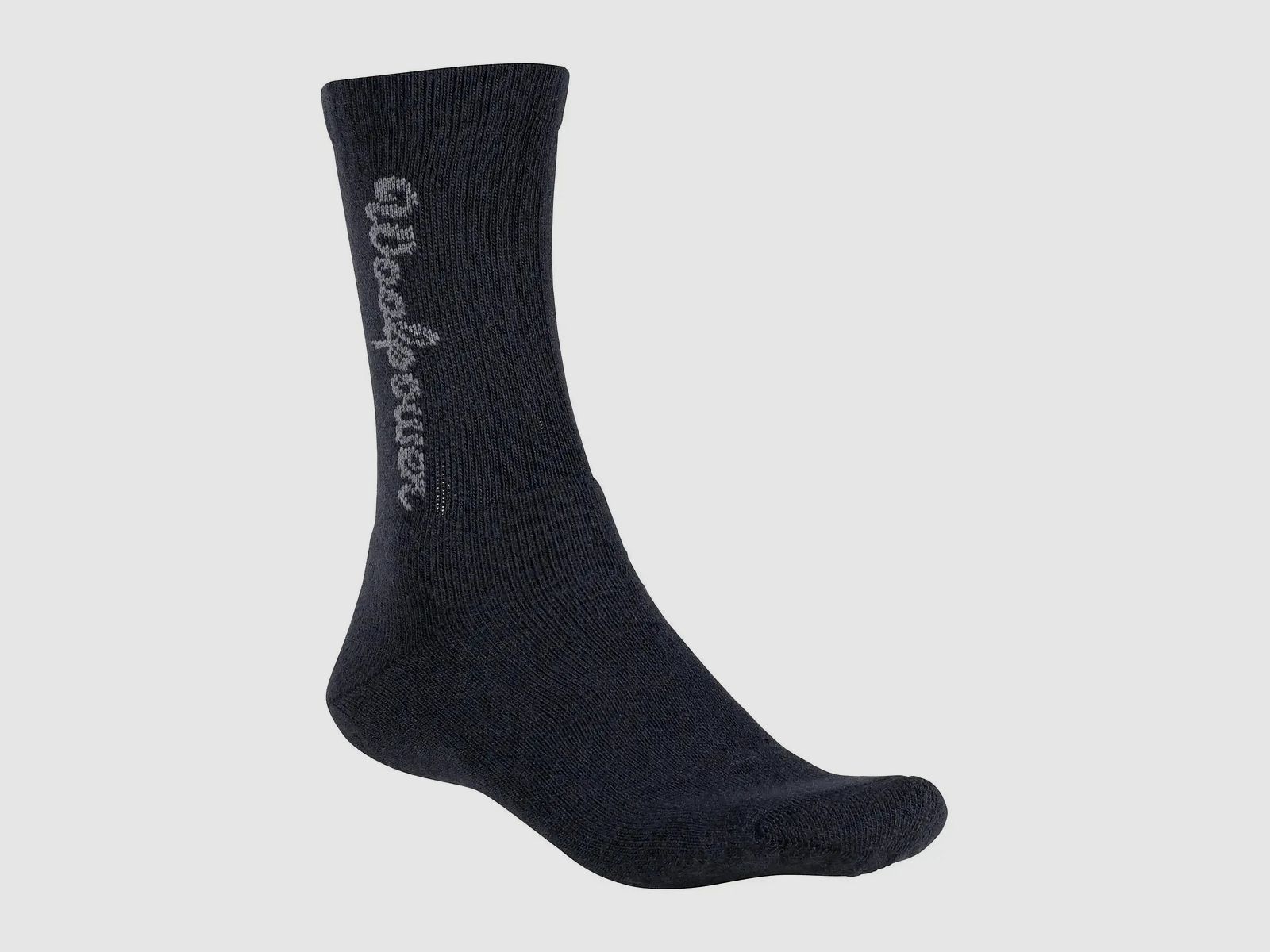 Woolpower Woolpower Chaussettes Merino Classic Logo 400 - Noir / 36-39