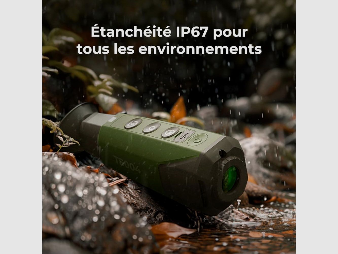 Draagbaar Thermisch Vision Monoculair TS004 - Resolutie 256×192 IR Lens 13mm 50 Hz 32GB, afbeelding 2 van 13