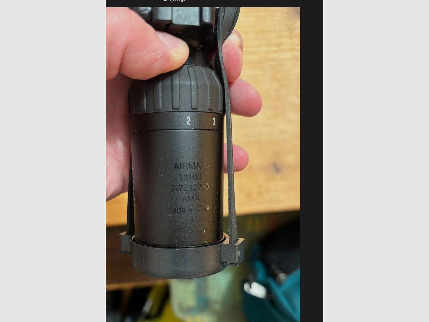 HAWKE Zielfernrohr Airmax 2-7x32 AO AMX mit Montage neuwertig