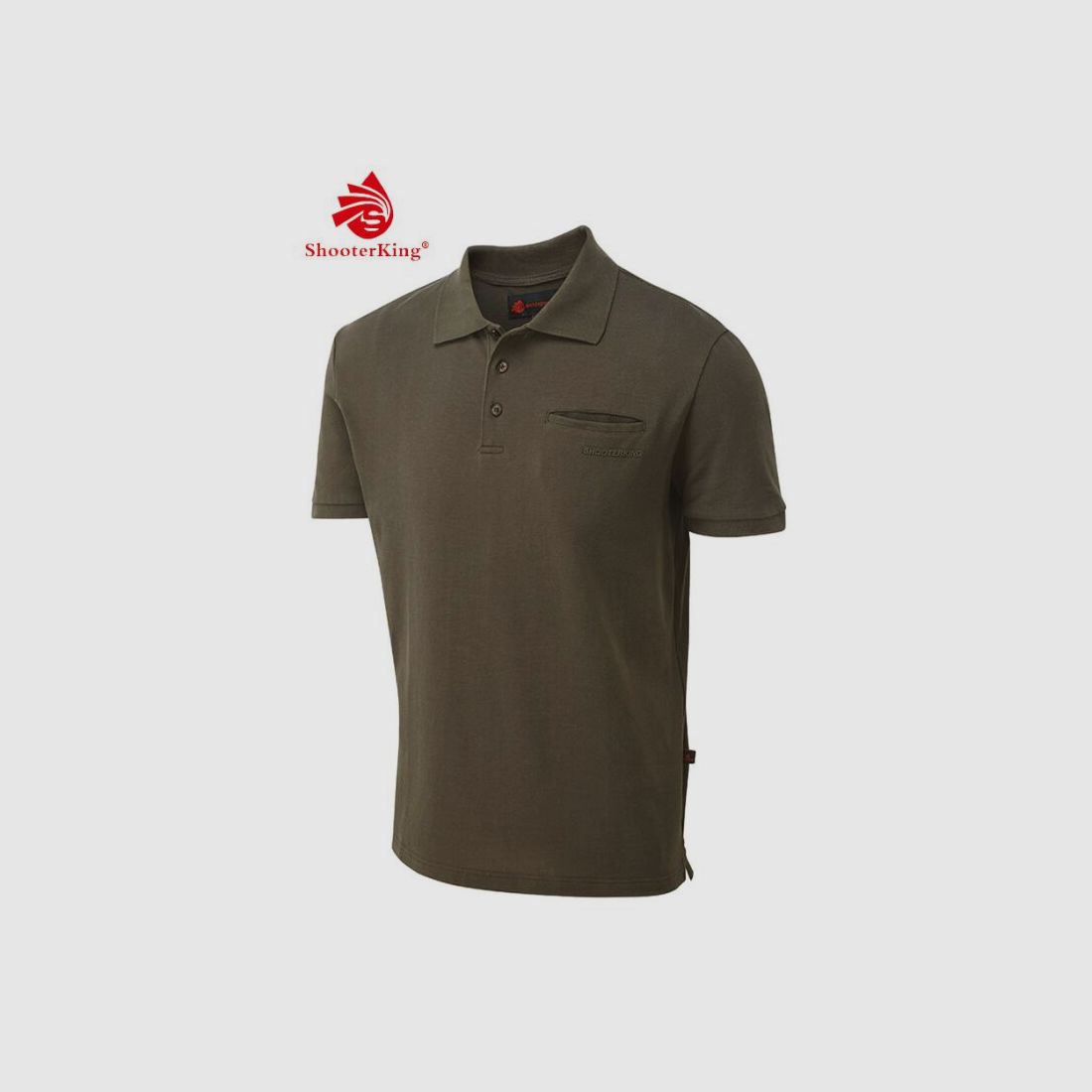 Shooterking Game Polo Shirt braun S