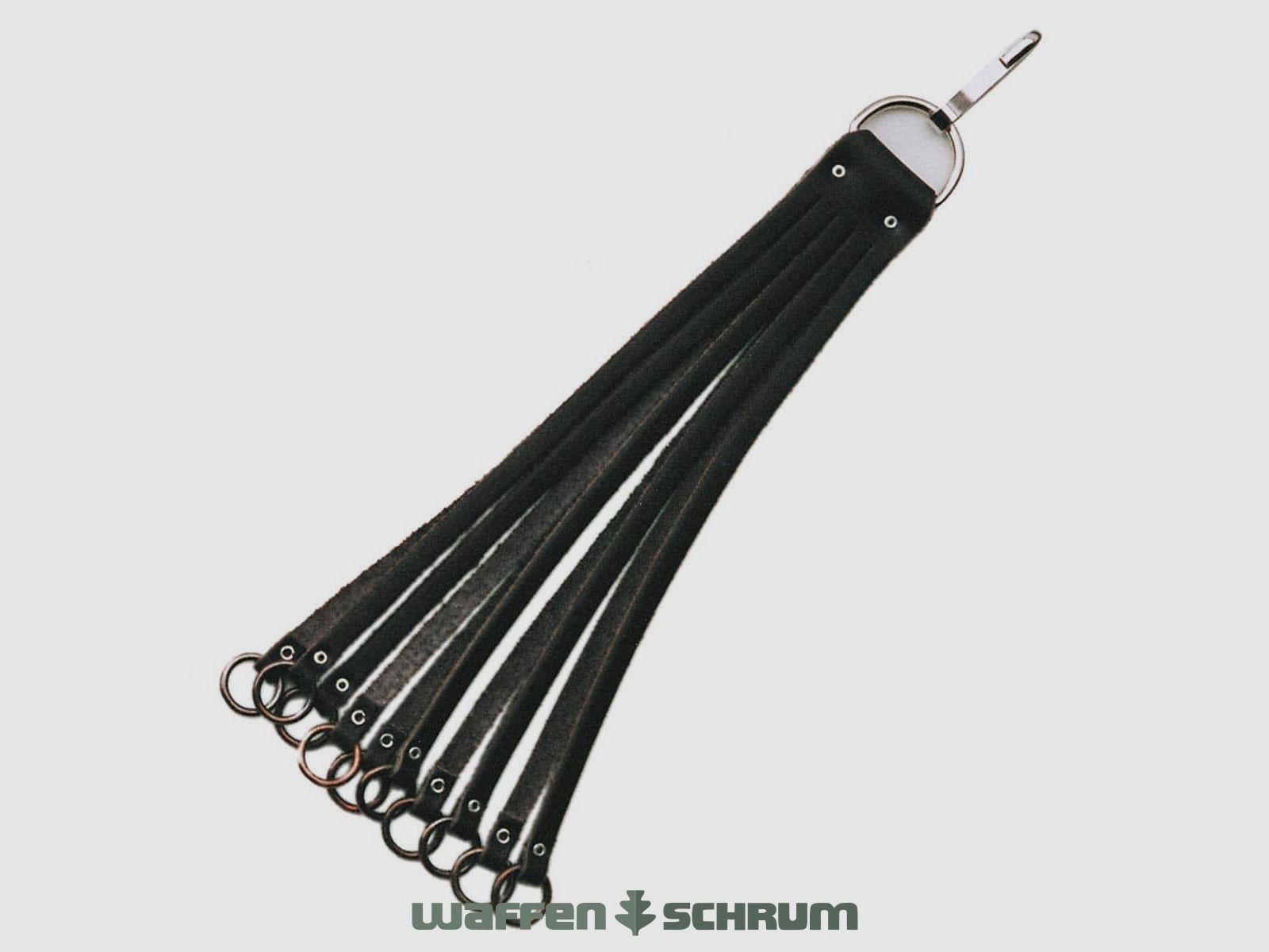 AKAH Hühnergalgen Rindsleder - 10 Schlingen