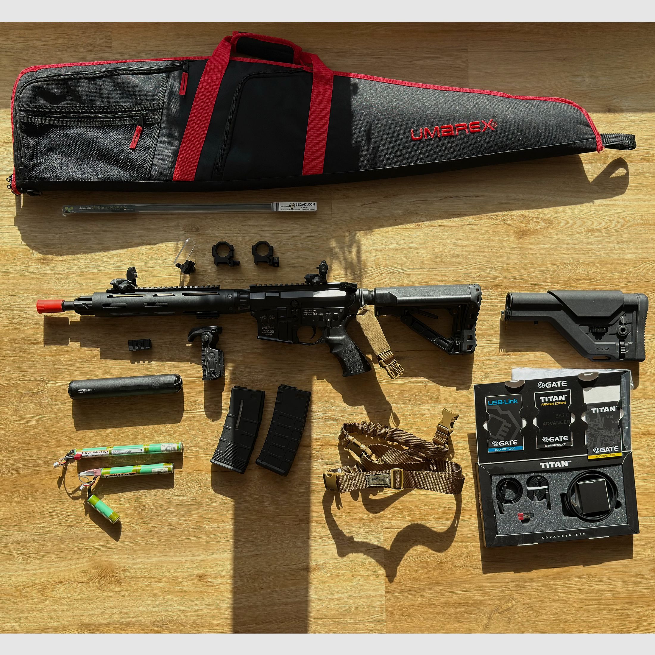 ICS M4 CXP HOG Tubular S incl. accessoires