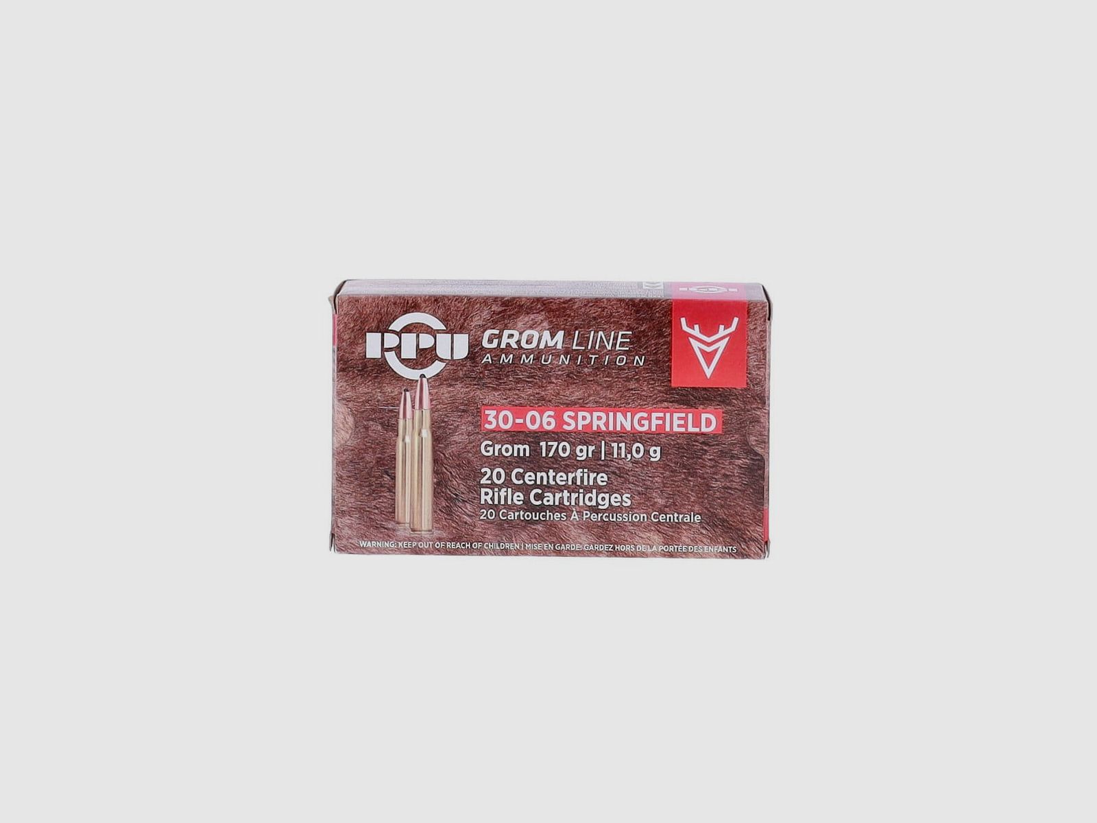 PRVI/PPU GROM .30-06 Sprgf. Teilmantel 170 gr. - 20 Stk