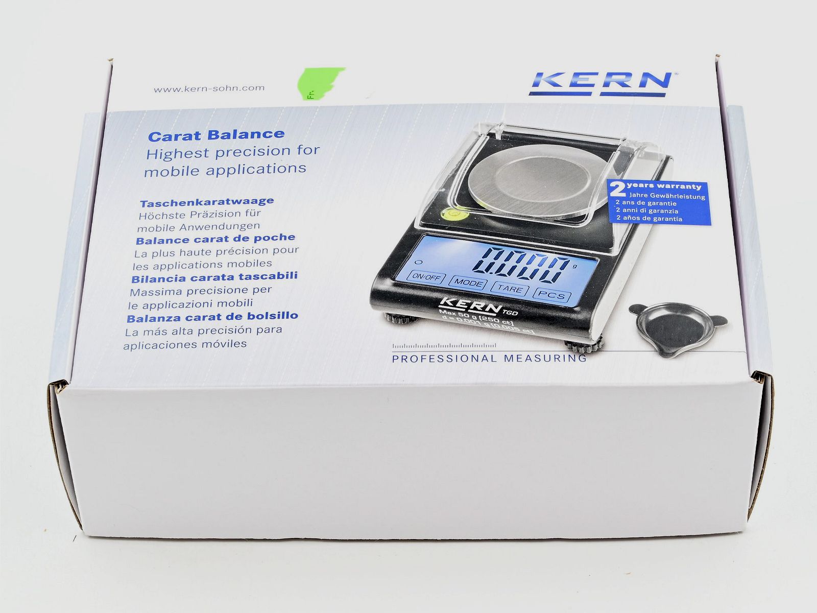 Kern TGD 50-3C Pulverwage, Elektronische Pulverwage