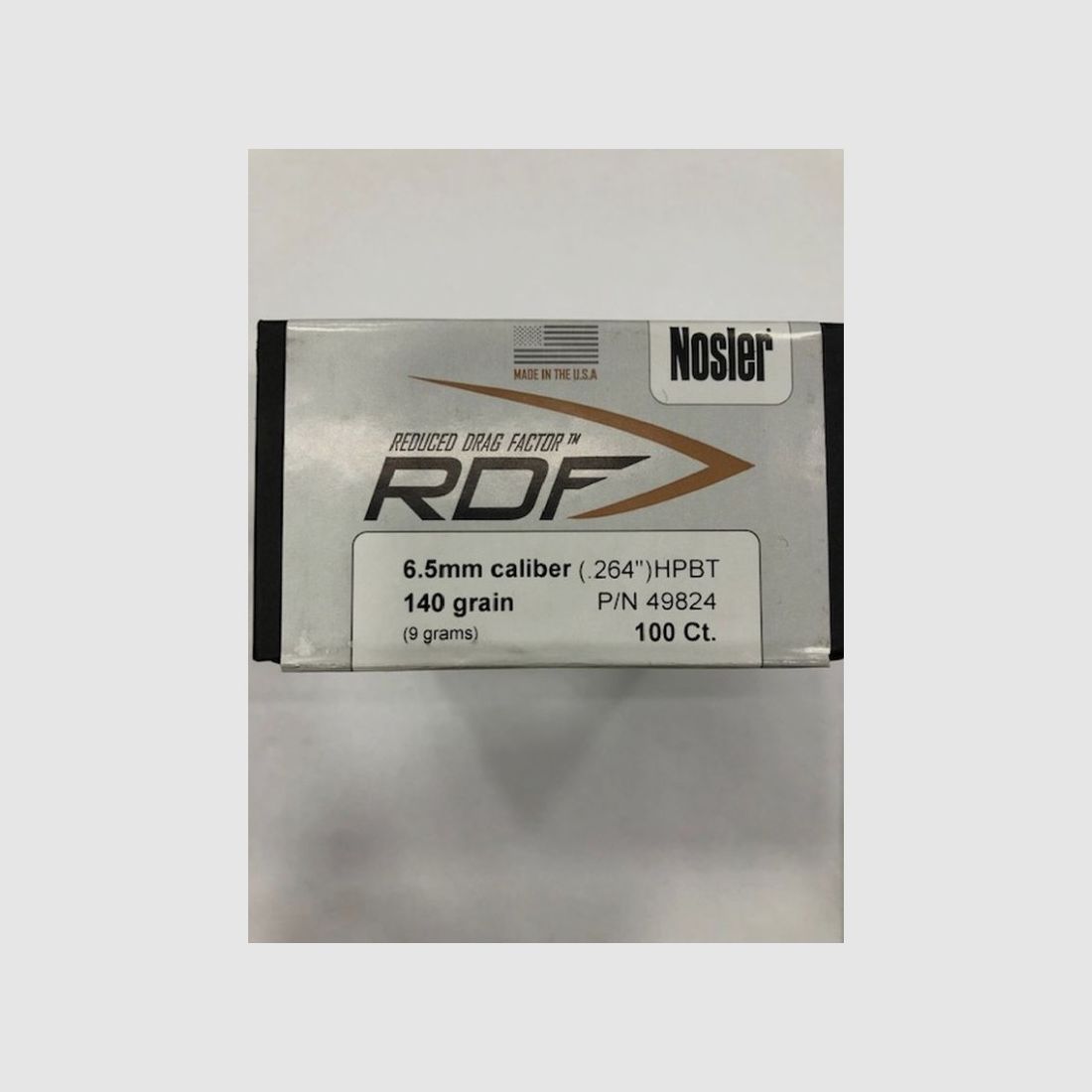 NOSLER RDF GESCHOSSE C 6,5 GR 140, Bild 1 von 2