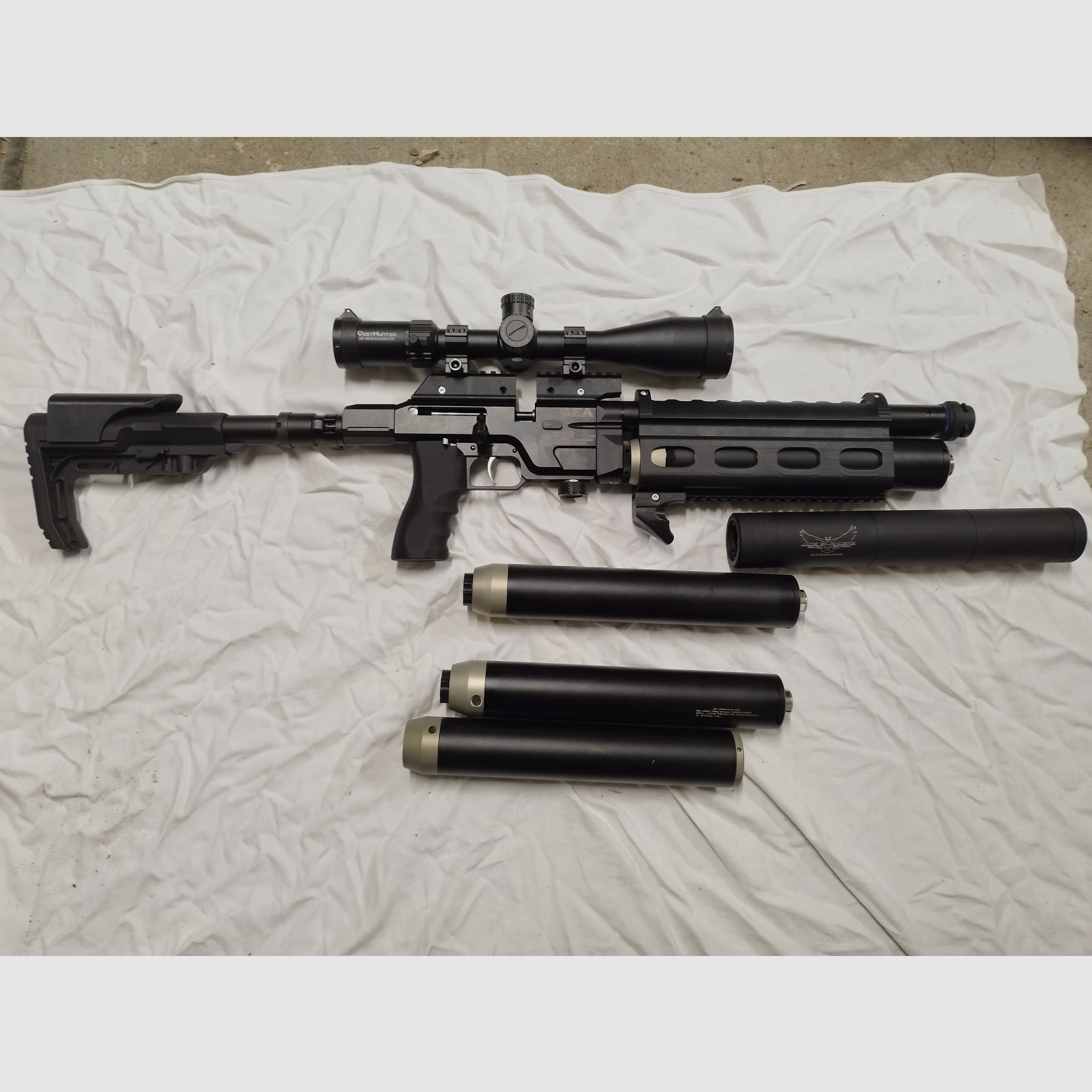 AEA HP Max MK 2 - Mega Set Jads silencer with compressor and accessories