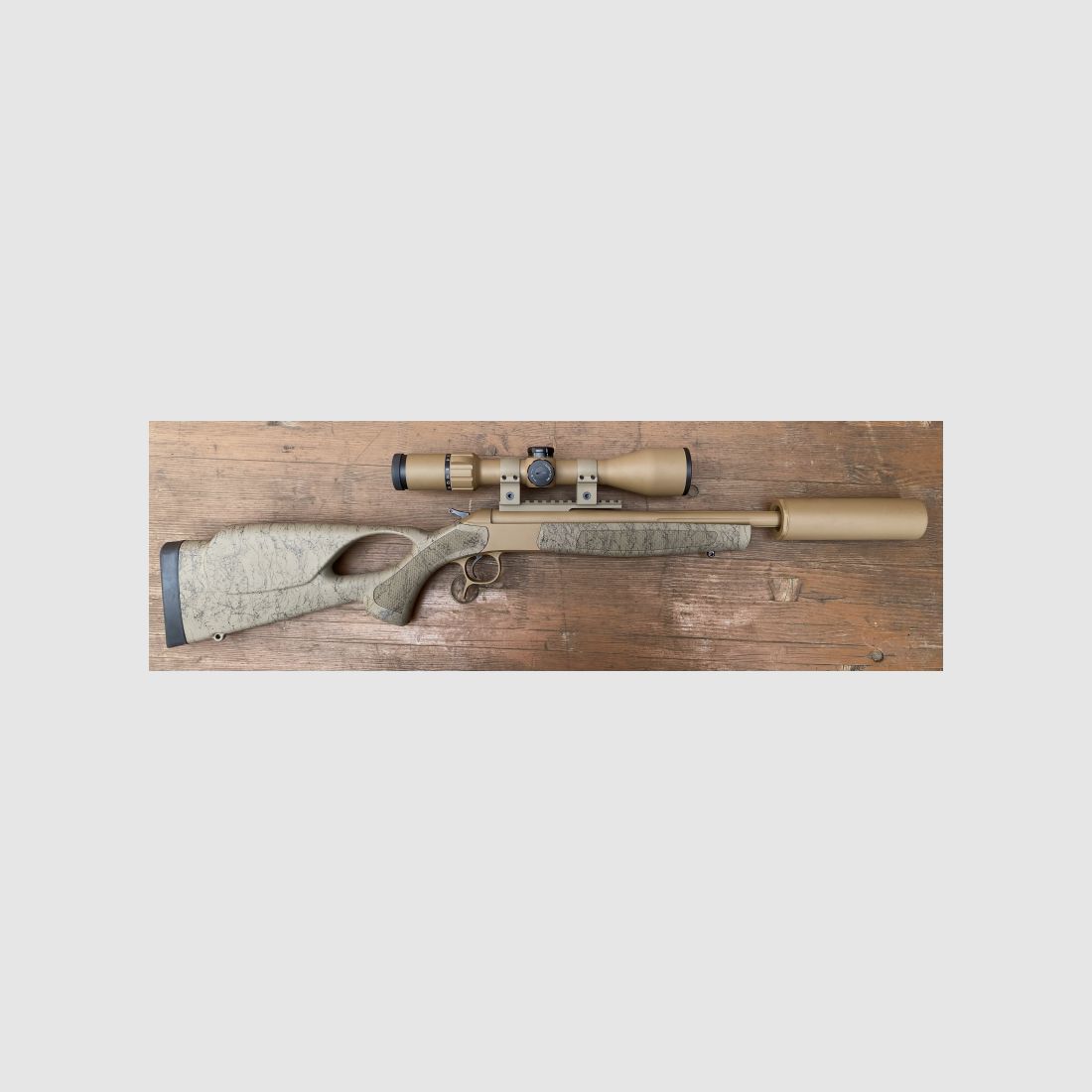 Einzelstück: Bergara B13 TD Desert Coyote Cerakote .308 .308Win A-Tec Meopta nur 89cm Matchabzug