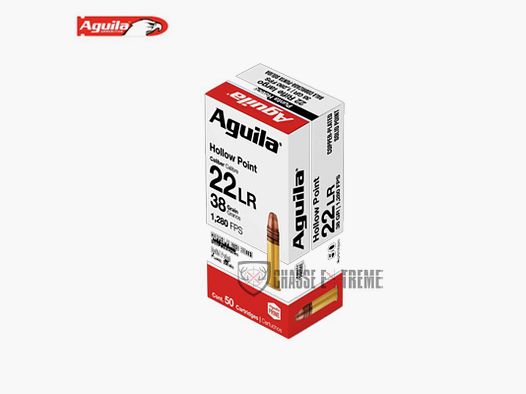 50 Patronen AGUILA High Velocity 38Gr Kal. 22Lr