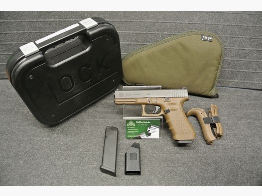 Glock 17 Gen4 Coyote 2X Magazin /Miltec Tasche etc.