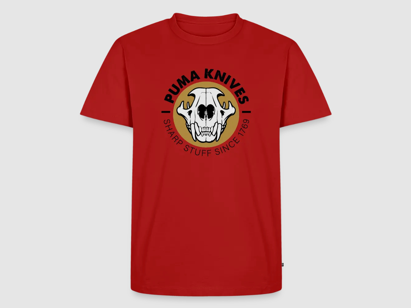 PUMA Men’s Premium T-Shirt "Skull Frontal Sharp Stuff"
