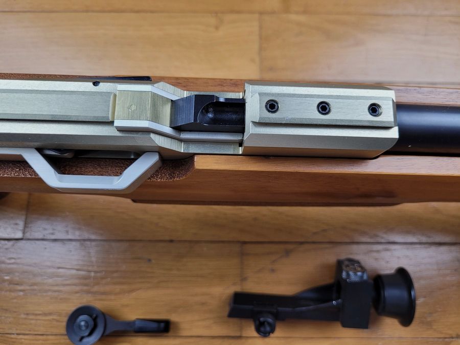 Rara carabina di precisione Walther UIT-E MATCH – grilletto elettronico – livella a bolla diottra – come nuovo, immagine 24 di 32