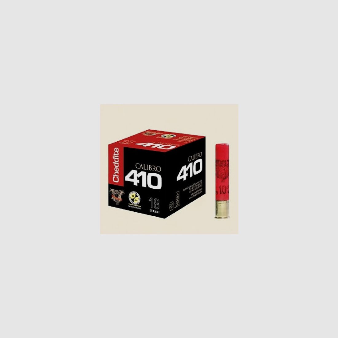CHEDDITE Patronen MAGNUM Kal.410 BIOR gr.18 pb.11