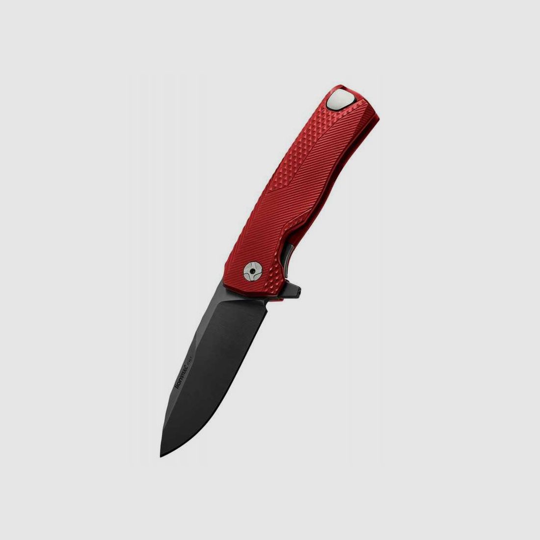 Lionsteel ROK Aluminium Taschenmesser, rot, schwarz