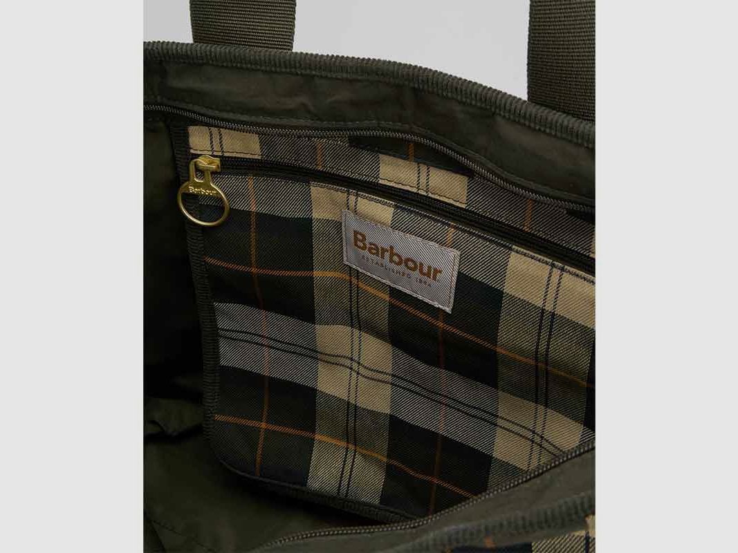 Barbour D-Sac bandoulière Mya Patchwork Tote Bag | sage/ancient check, image 4 sur 6