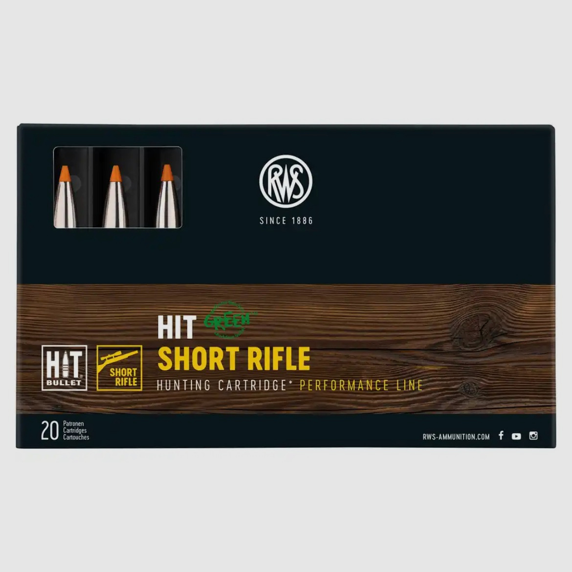 Fucile corto RWS HIT 8x57 IS