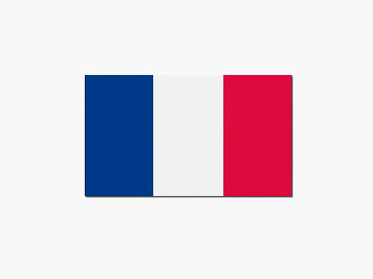 Diverse Flagge Frankreich