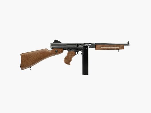 Legendärer M1A1 Maschinenpistole Schwarz Vollautomatisch 4,5mm CO2 Legends