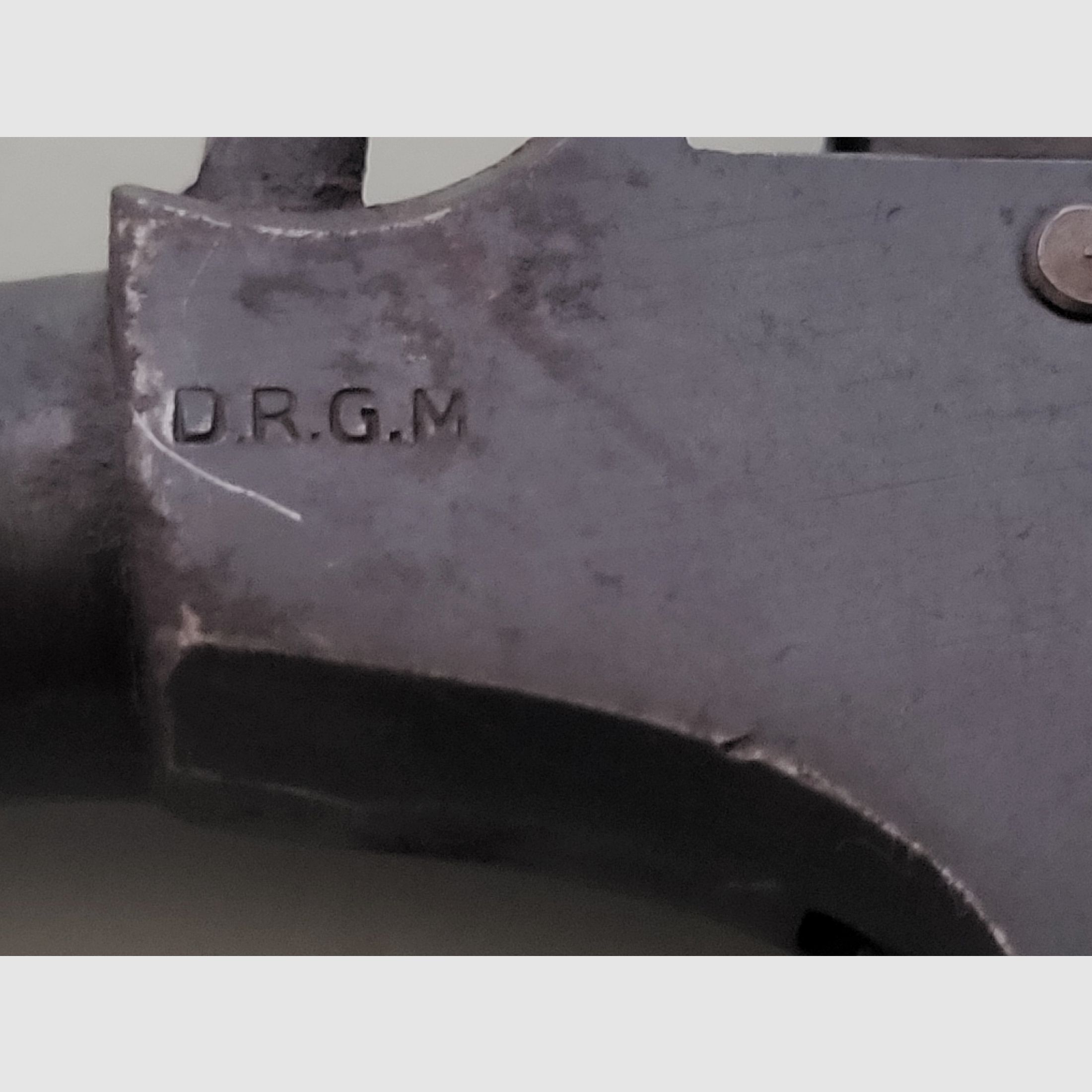 D.R.G.M. Perkussion Vorderlader Pistole - TRICO - 1890er Jahre - Kästchen 