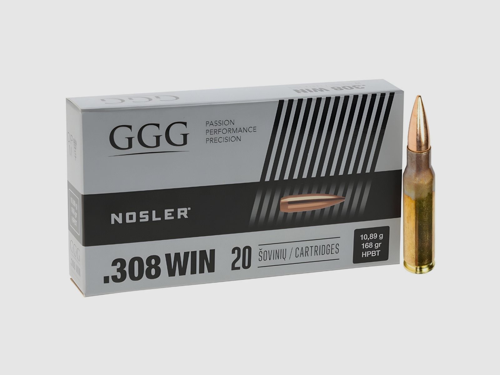 .308 Win GGG HPBT Sierra GPX13 168gr/10,9g (1009114), afbeelding 2 van 3