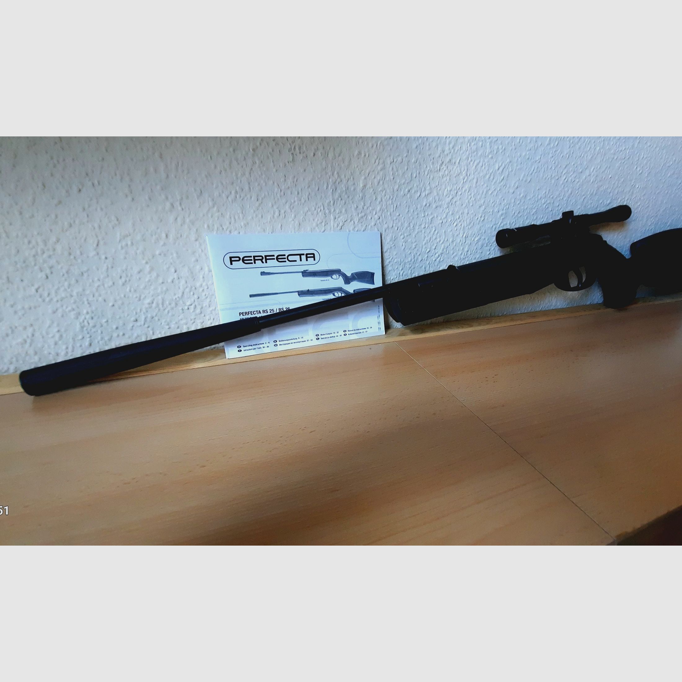 Luftgewehr Perfekta RS 30 mit Zieloptik