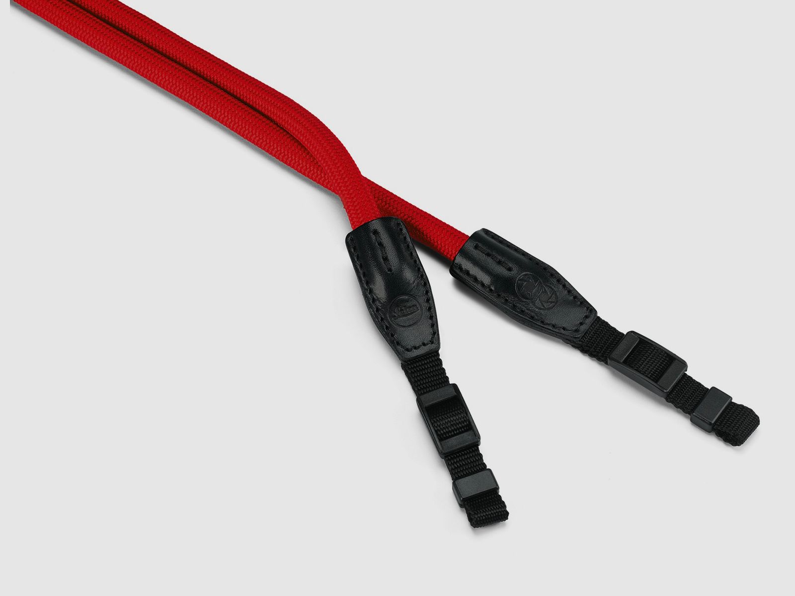 Leica 19597 Correa de cuerda SO roja de 126 cm diseñada por COOPH Seilband Trageriemen