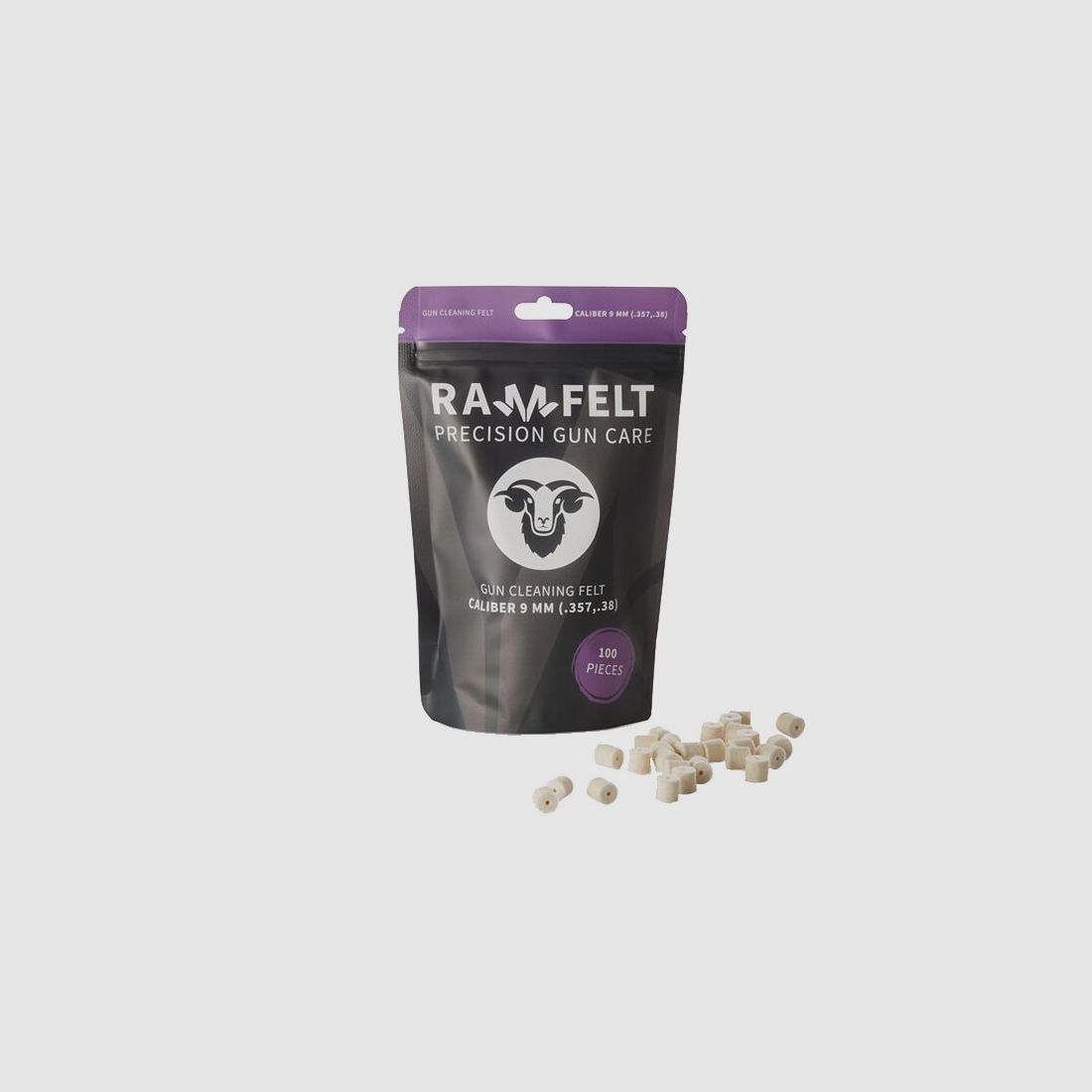 100 Ramfelt Filzreiniger Kal. .9mm