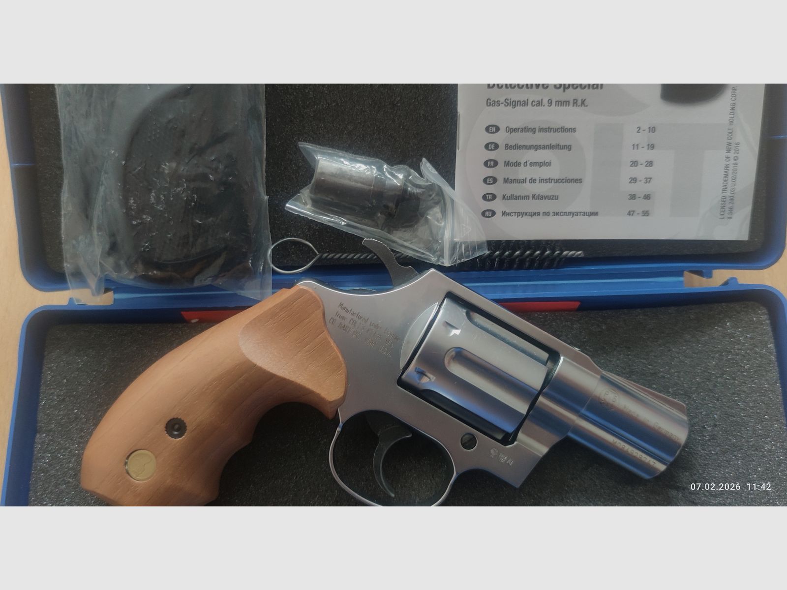 Colt Detective Special STAINLESS EDITION 9 mm RK