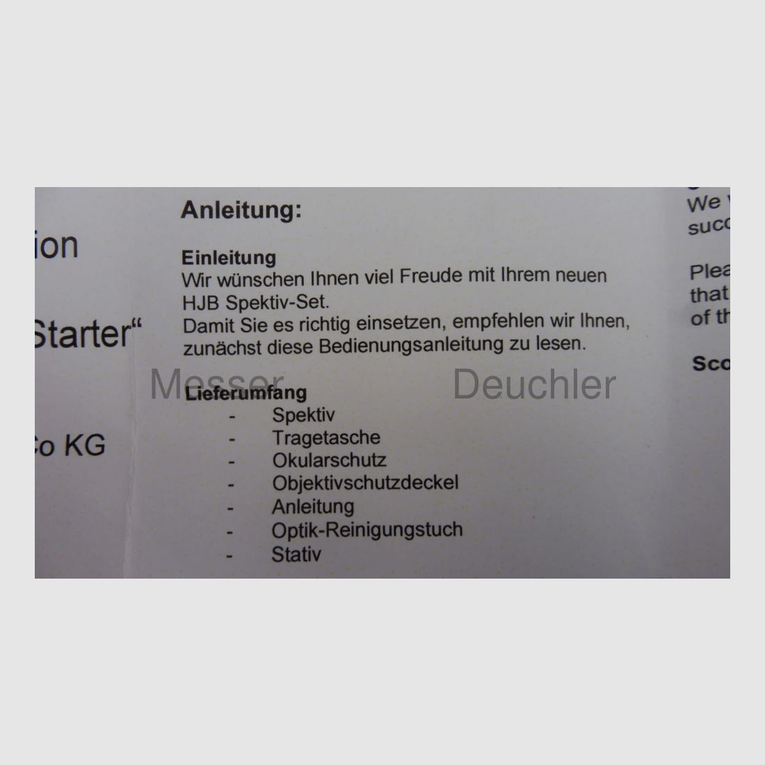 Bauer Spotting Scope Set "Starter 80s" 28-84x80w