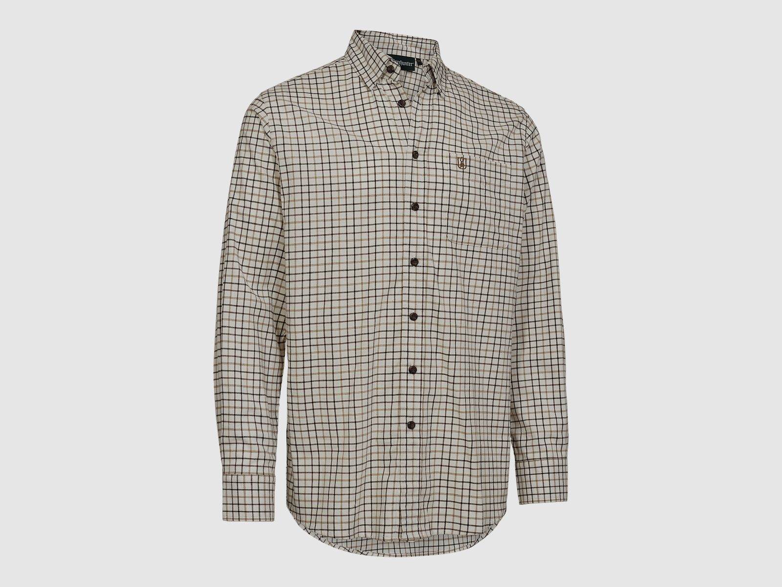 Deerhunter Gavin Hemd Herren Beige Check 43/44