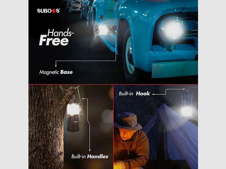 Batteriebetriebene LED Camping Laterne