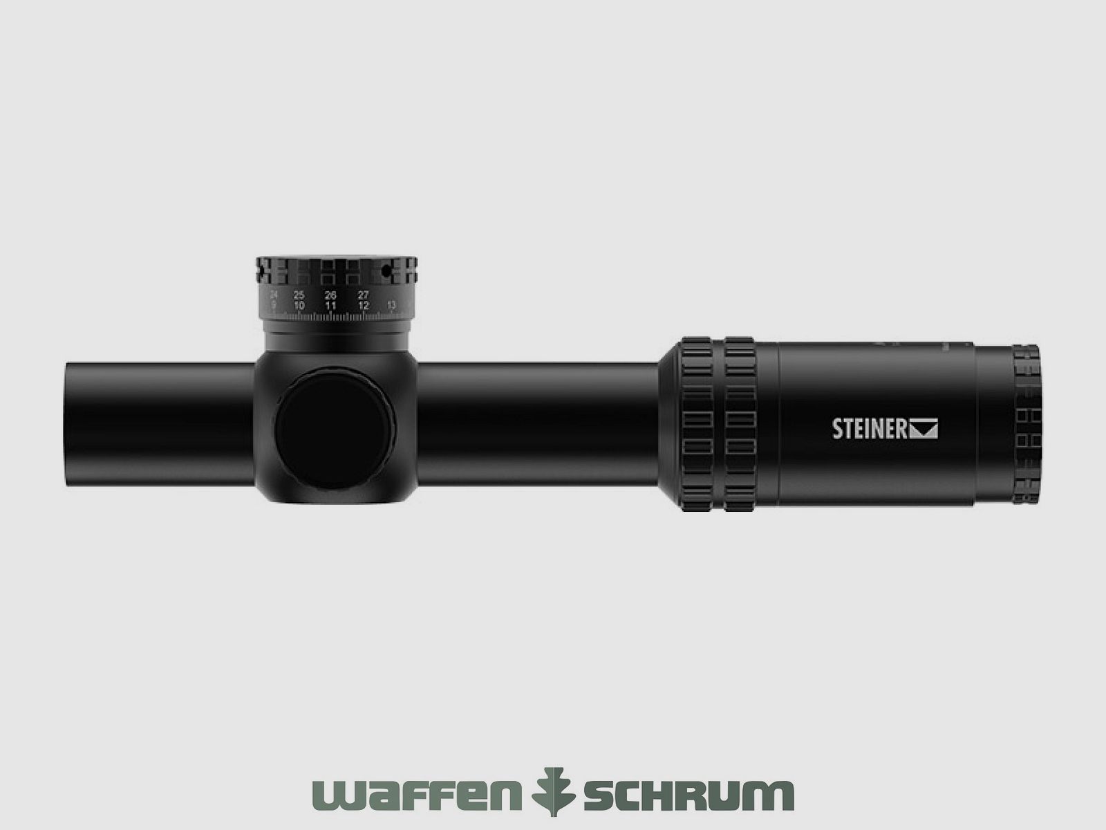 Steiner M8XI - 1-8x24 ohne Schiene / Farbe Schwarz Parallaxenausgleich