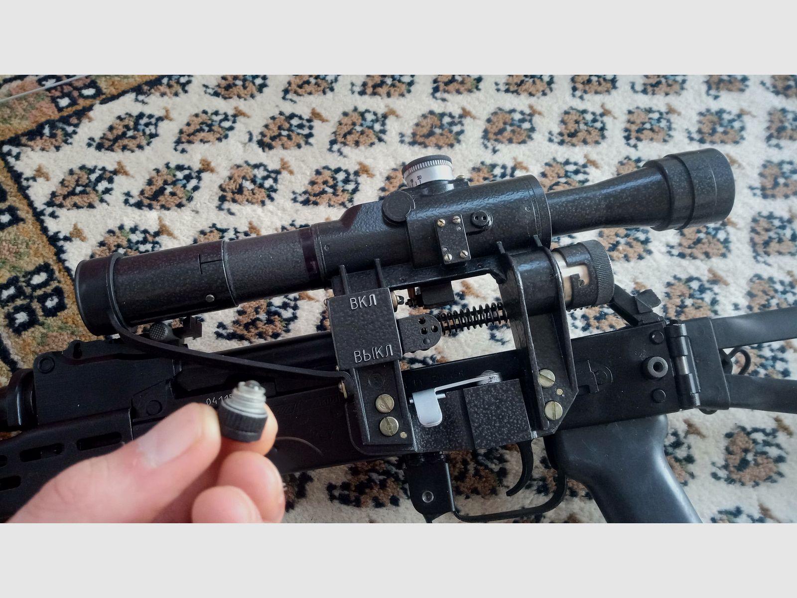 6x24 SVD Zielfernrohr Optik für Dragunov / Hergestellt in Weißrussland / Bedingt Yunker möglich // SVU Tigr PSOP PSO-1M2 PSO-Scope